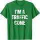 I'm A Traffic Cone Shirt Adult Kids Costume Funny Halloween T-Shirt - T-Shirt | Irish Green