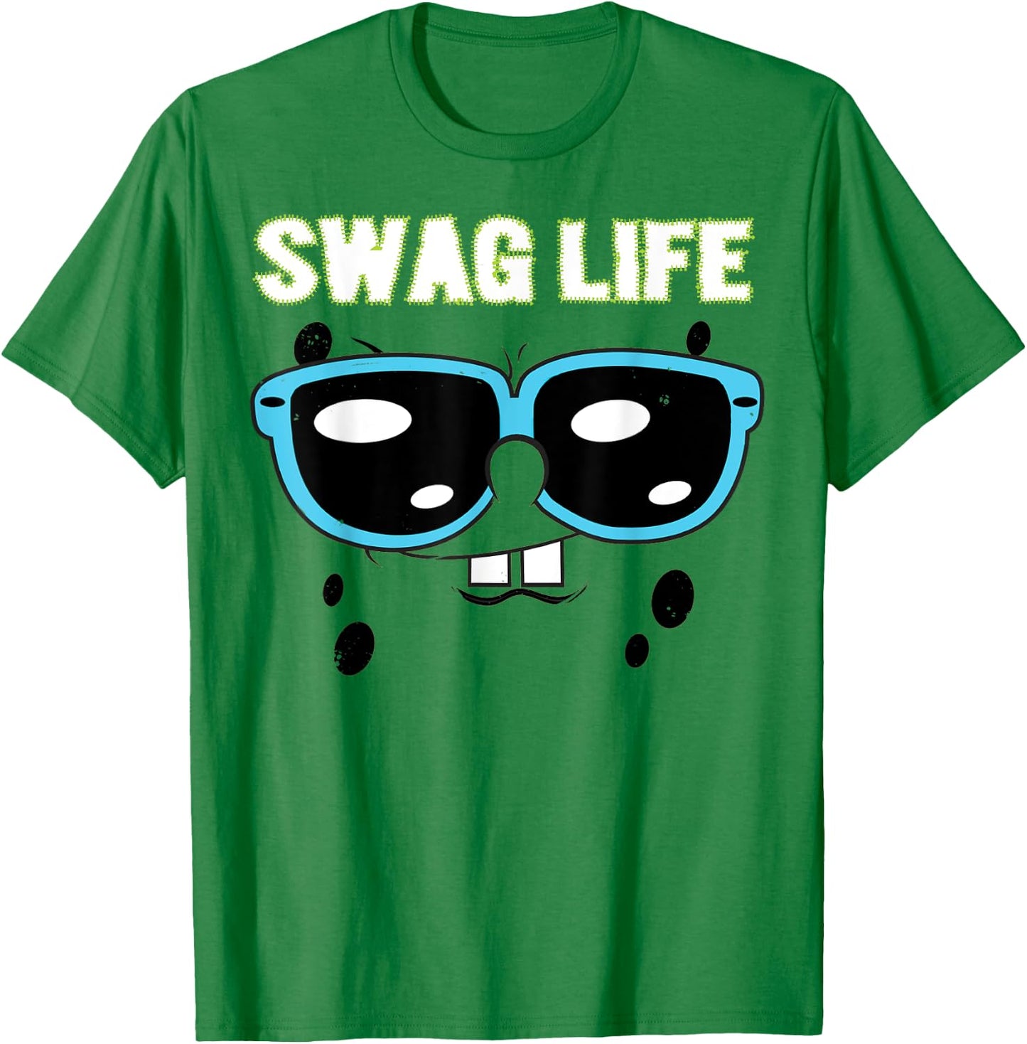Spongebob SquarePants Swag Life Sunglasses T-Shirt - T-Shirt | Irish Green