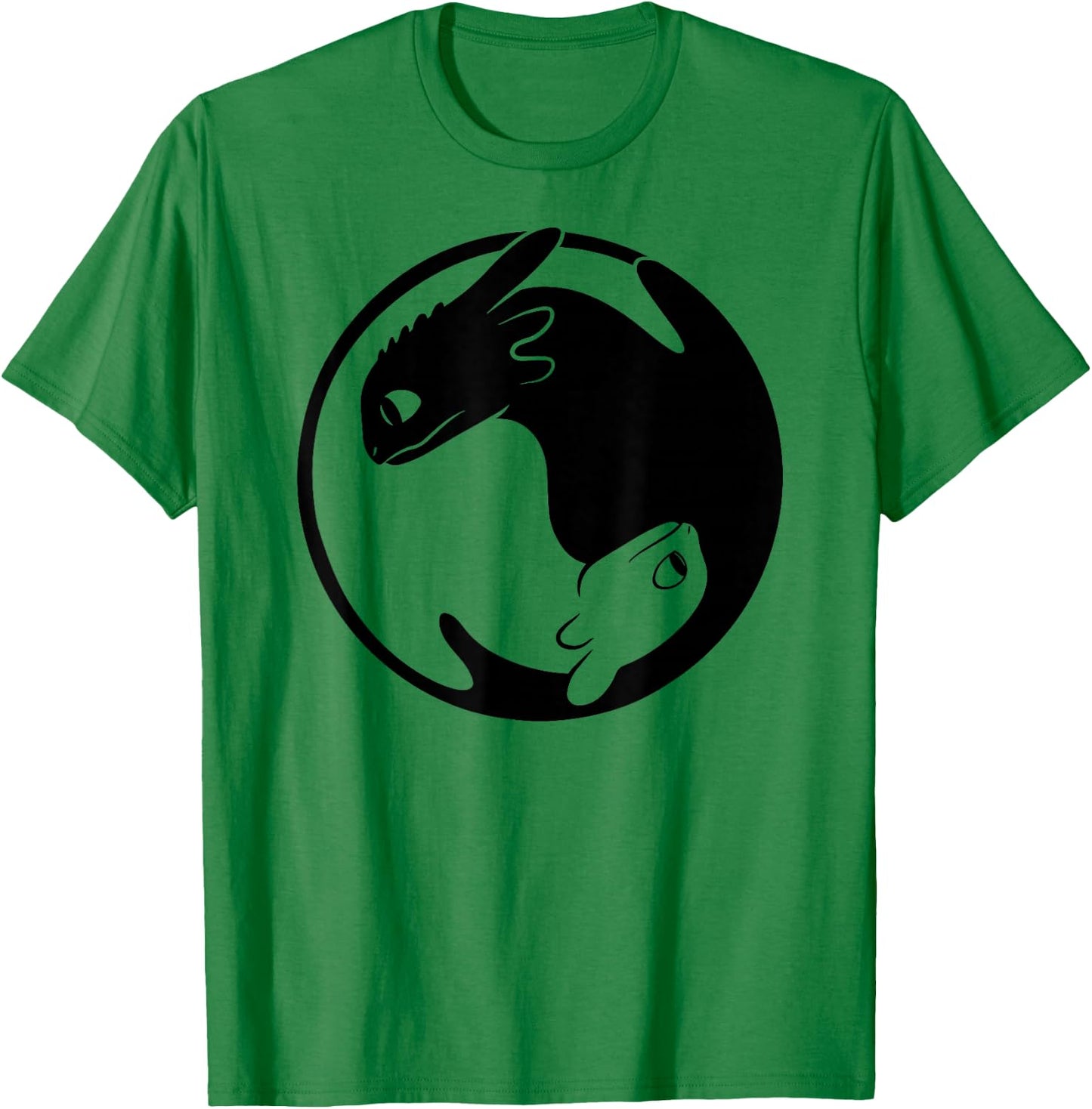 How to Train Your Dragon 3 Dragon Yin Yang T-Shirt - T-Shirt | Irish Green