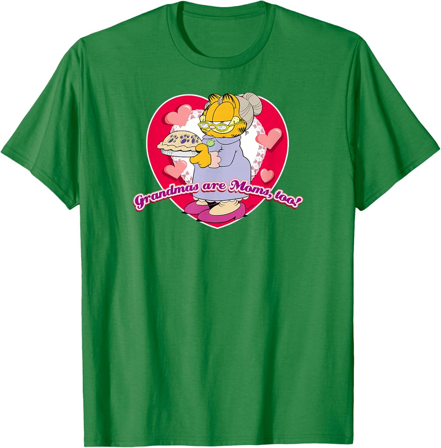 Garfield Don't Forget Grandma T-Shirt - T-Shirt | Irish Green