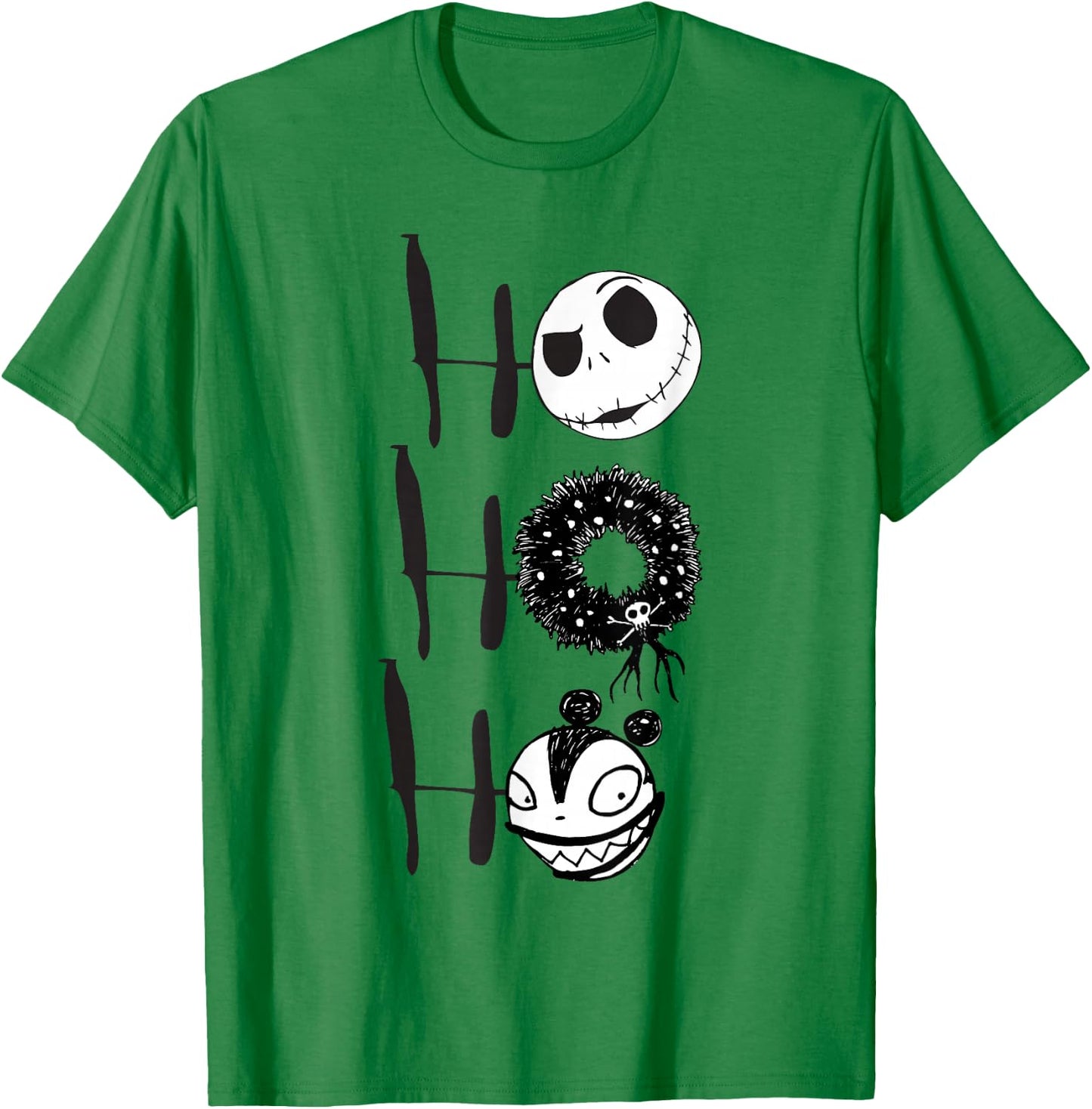 Disney Nightmare Before Christmas Jack Scary Teddy T-Shirt - T-Shirt | Irish Green