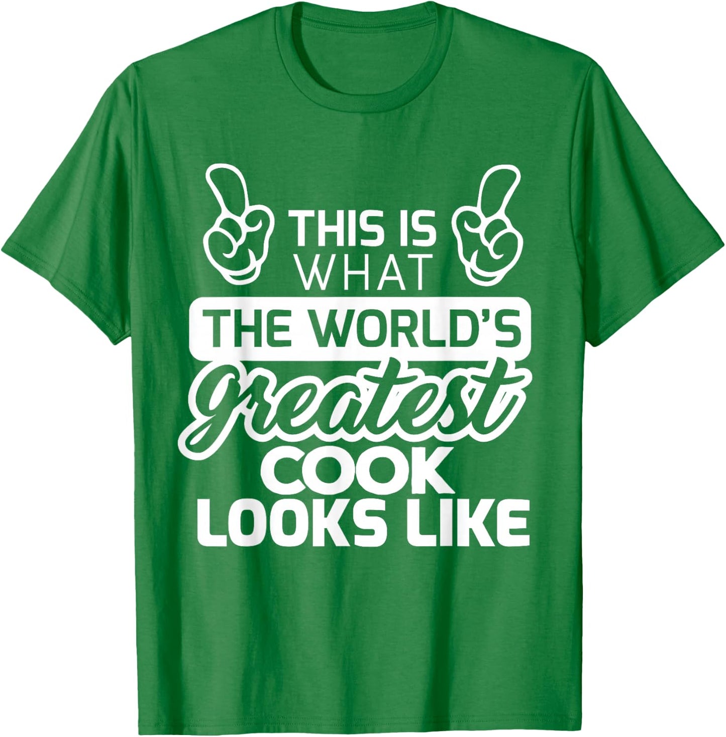 World's Greatest Cook Best Cook Ever T-Shirt - T-Shirt | Irish Green
