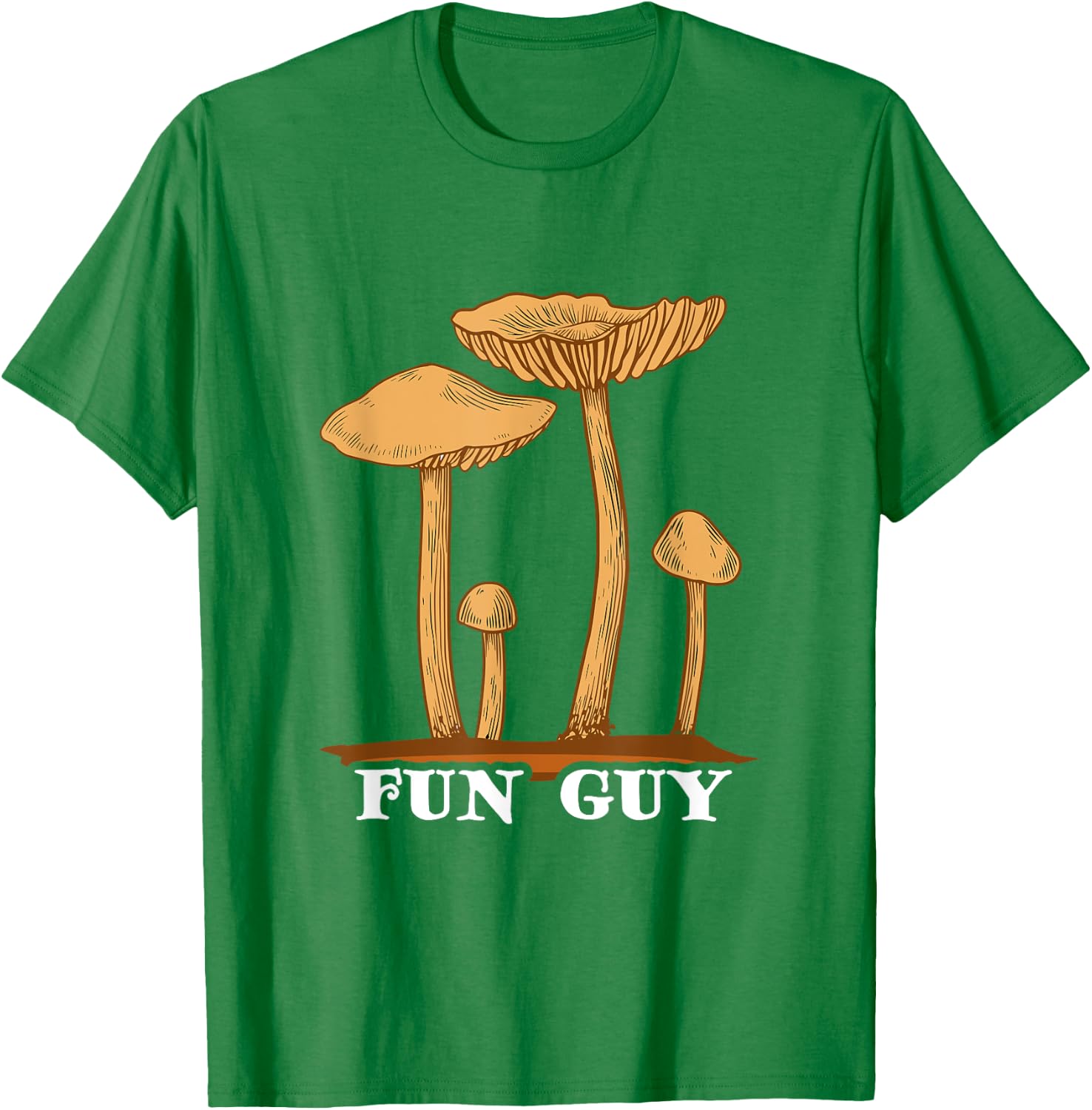 Fun Guy Mushrooms T-Shirt - T-Shirt | Irish Green