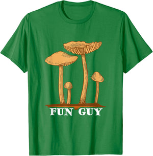 Fun Guy Mushrooms T-Shirt - T-Shirt | Irish Green