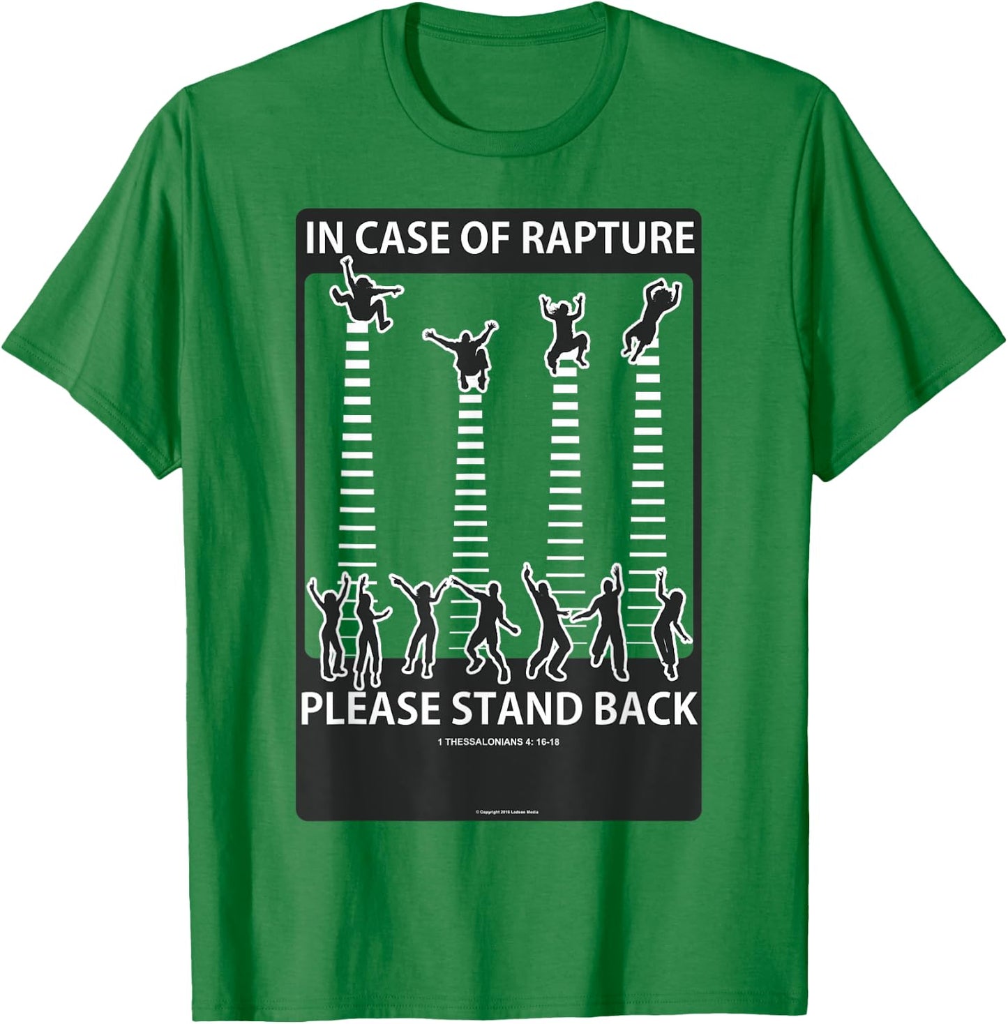Rapture Warning T-Shirt - T-Shirt | Irish Green