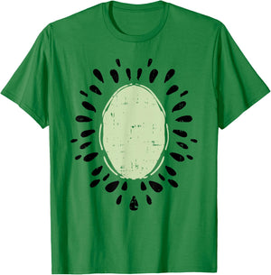 Kiwi-fruit Funny Fruit Food Lazy DIY Easy Halloween Costume T-Shirt - T-Shirt | Irish Green