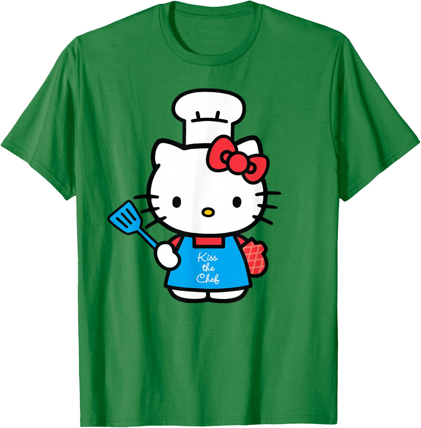 Hello Kitty Kiss the Chef T-Shirt - T-Shirt | Irish Green