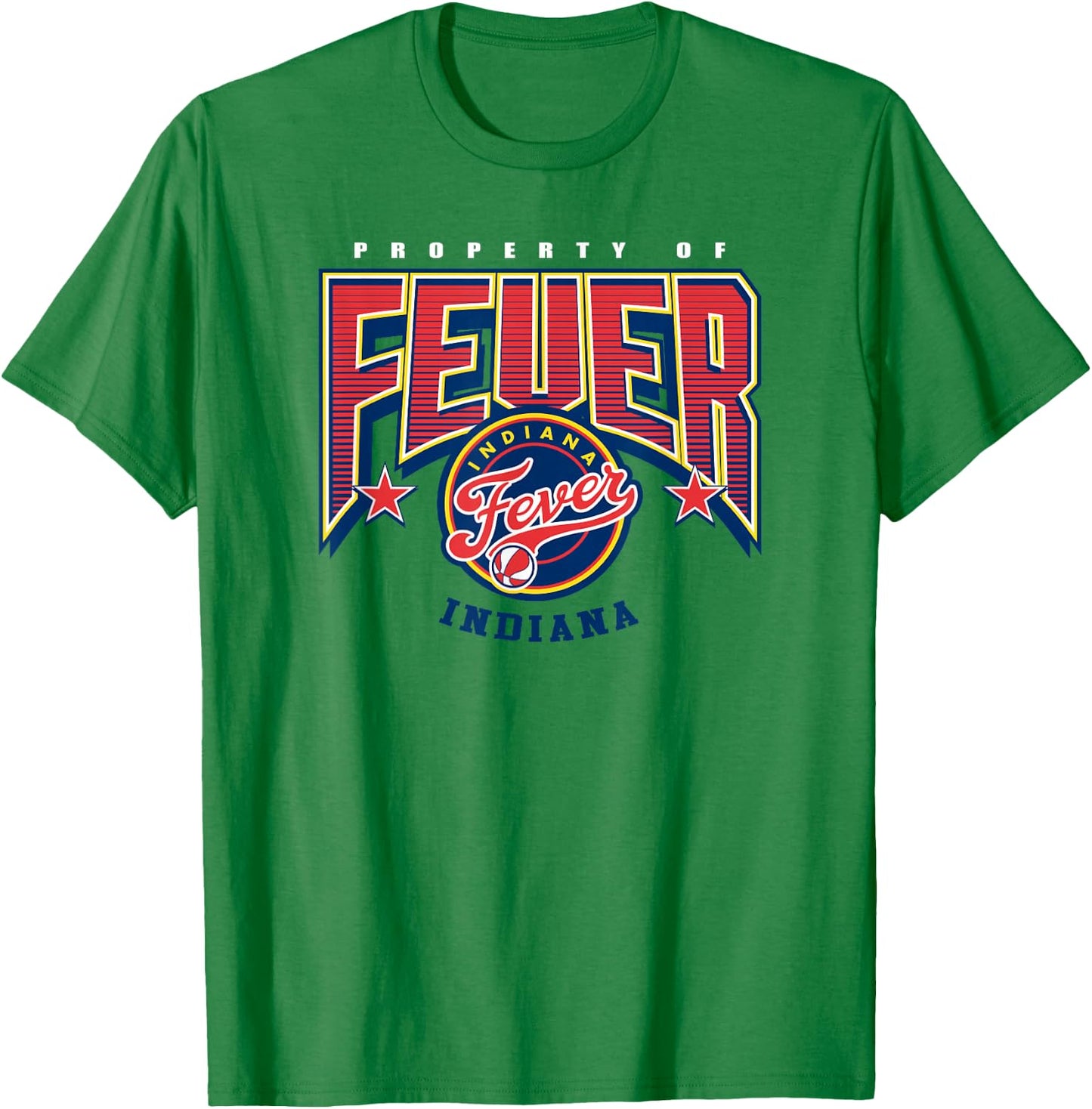 WNBA Indiana Fever Nothing but Net T-Shirt - T-Shirt | Irish Green