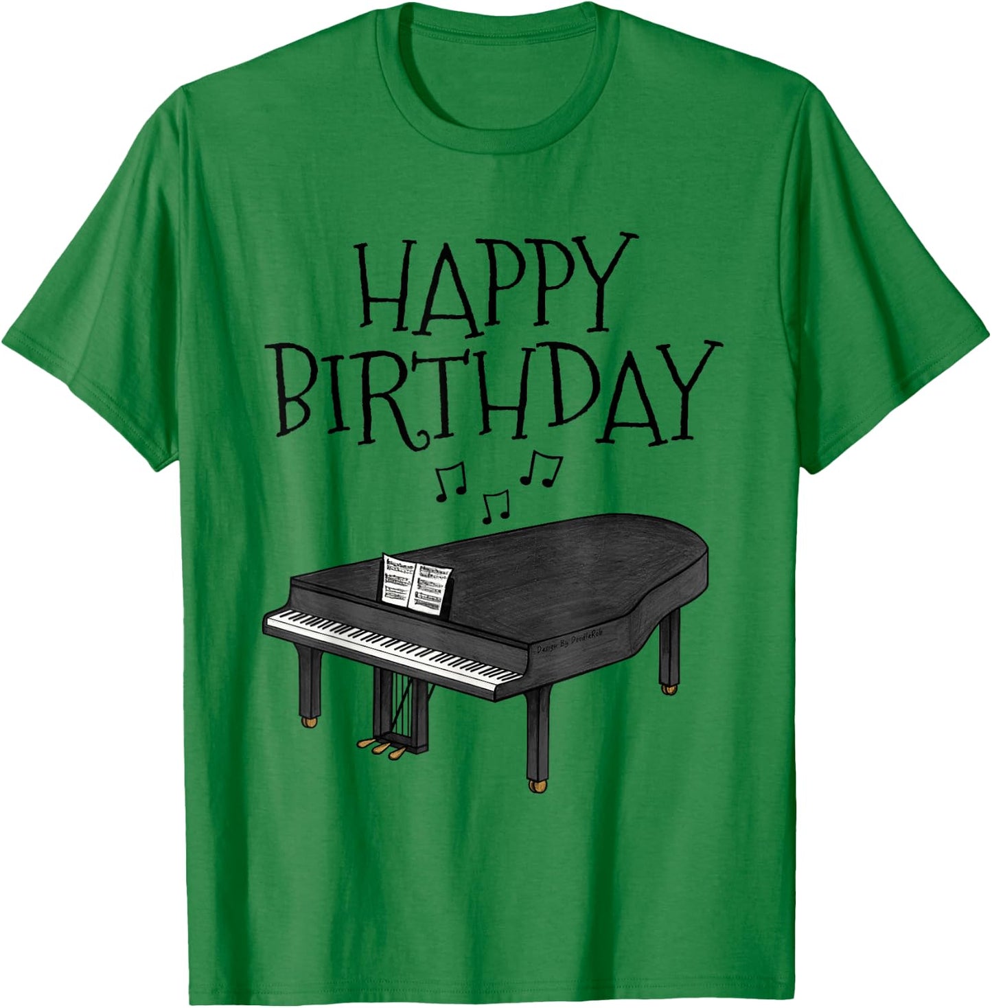 Grand Piano Birthday, Pianist Music Teacher Musician T-Shirt - T-Shirt | Irish Green