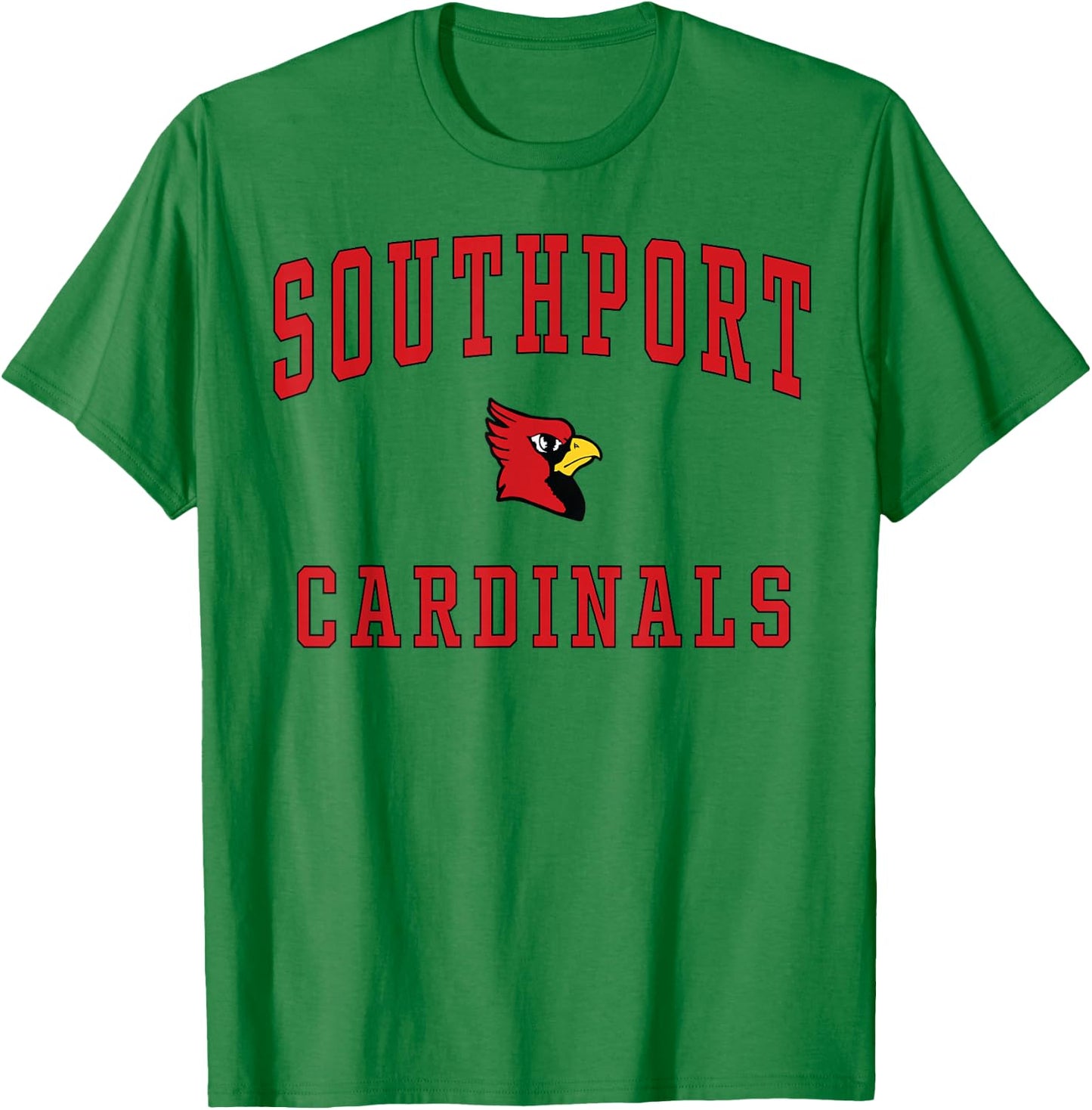 Southport High School Cardinals T-Shirt - T-Shirt | Irish Green