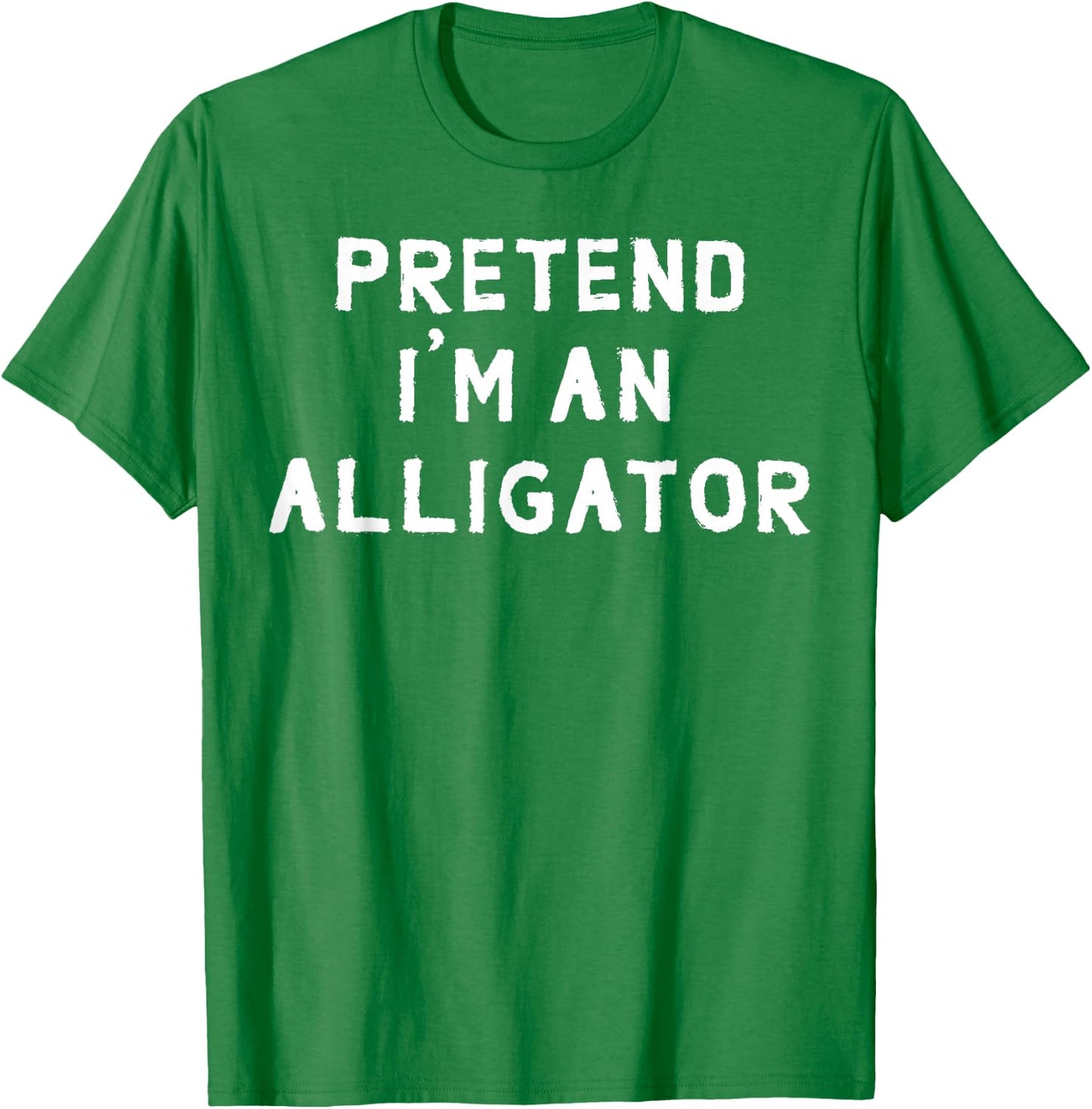 Pretend I'm An Alligator Halloween Costume T-Shirt - T-Shirt | Irish Green