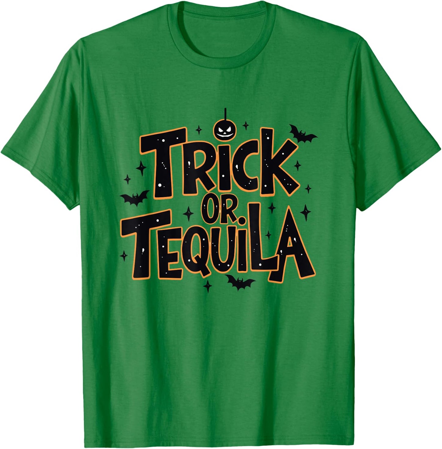 Funny Trick or Tequila Halloween 2024 costume T-Shirt - T-Shirt | Irish Green