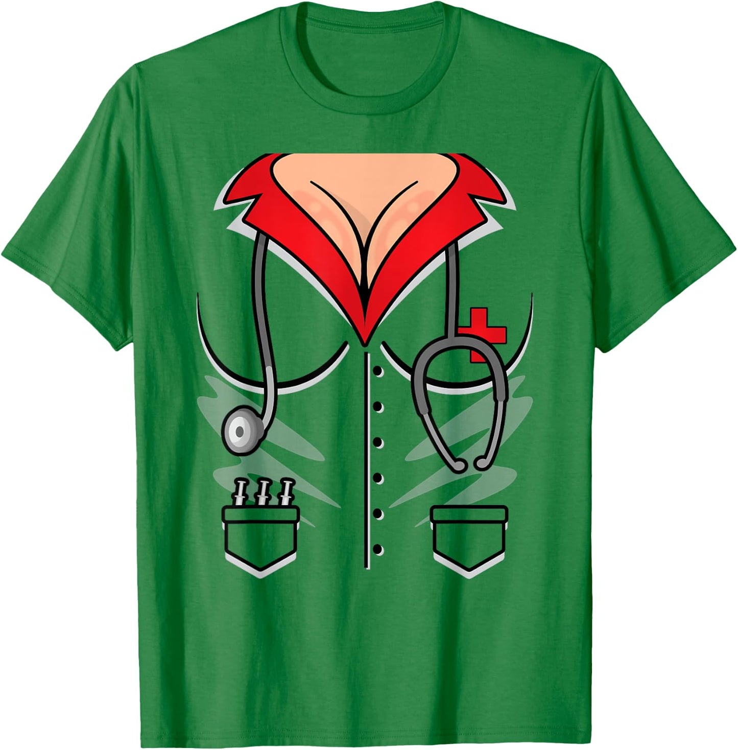 Sexy Nurse Costumes Naughty Nurse Costume Nurse Halloween T-Shirt - T-Shirt | Irish Green