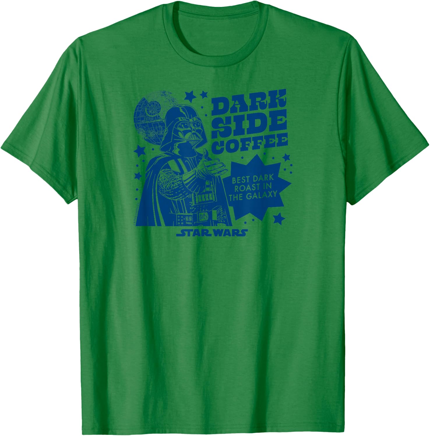Star Wars - Dark Side Coffee Best Dark Roast In The Galaxy T-Shirt - T-Shirt | Irish Green