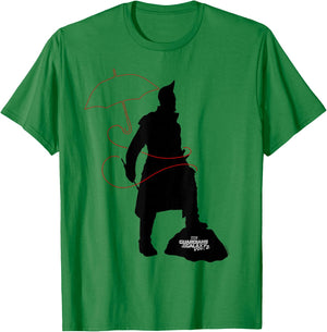 Marvel Guardians Vol 2 Yondu Red Yaka Arrow Umbrella T-Shirt - T-Shirt | Irish Green