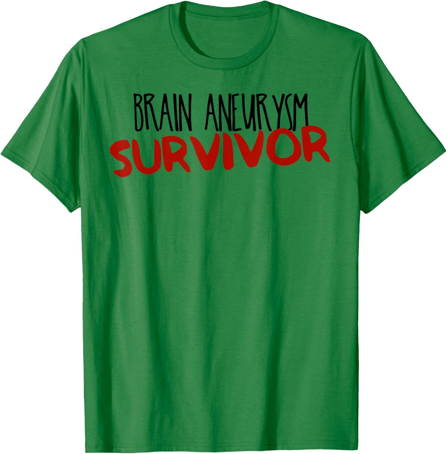 Brain Aneurysm Survivor women kids T-Shirt - T-Shirt | Irish Green
