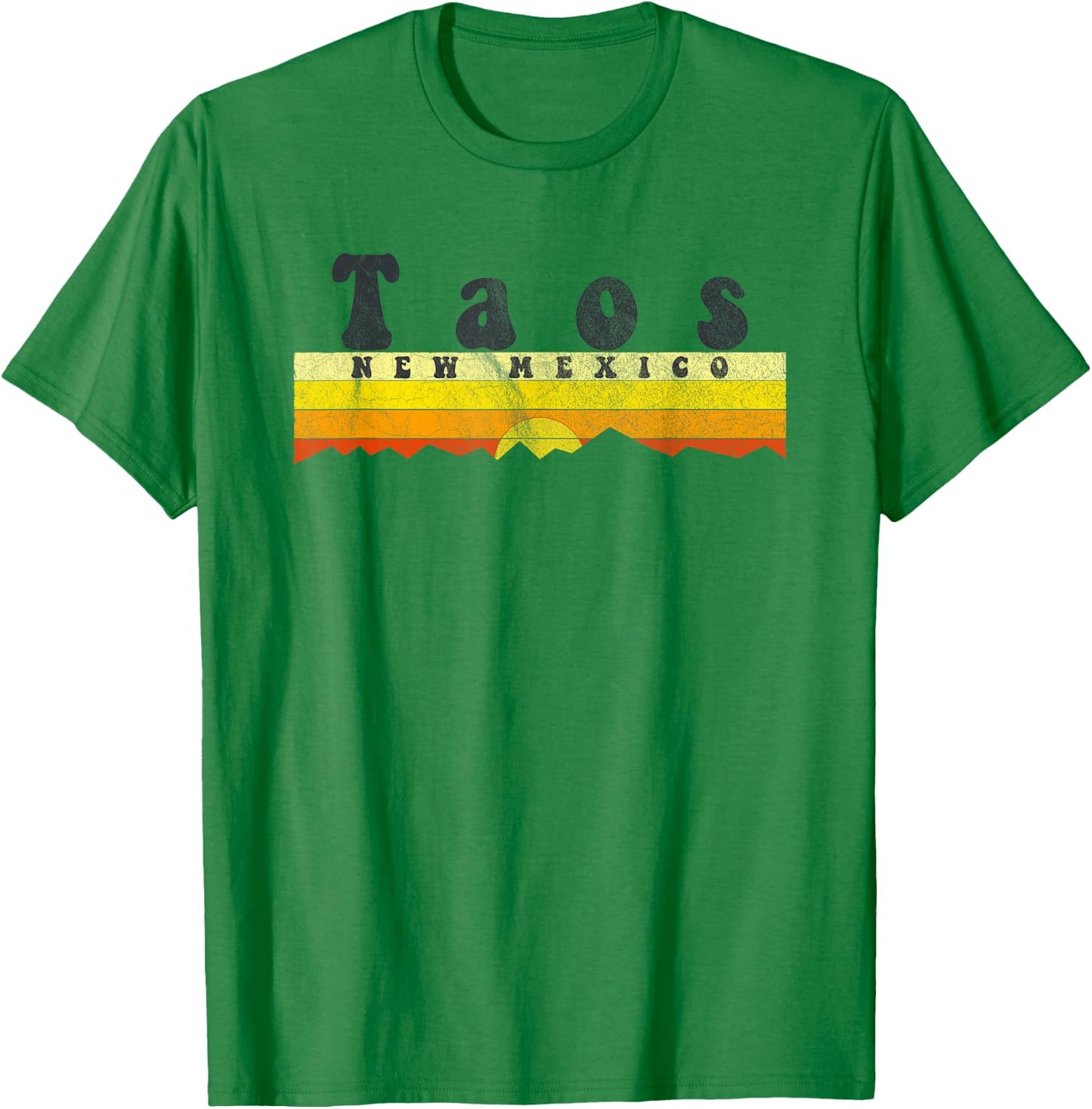 Retro Vintage Taos New Mexico T-Shirt - T-Shirt | Irish Green
