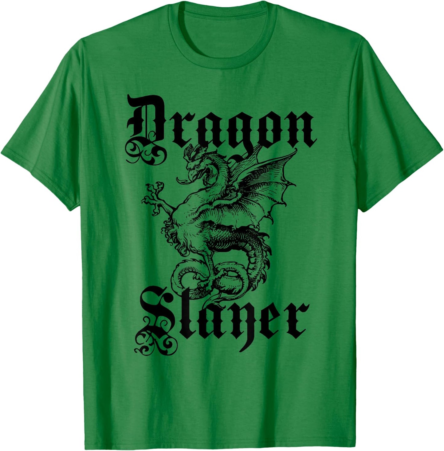 Dragon Slayer Medieval and Renaissance T Shirt T-Shirt - T-Shirt | Irish Green