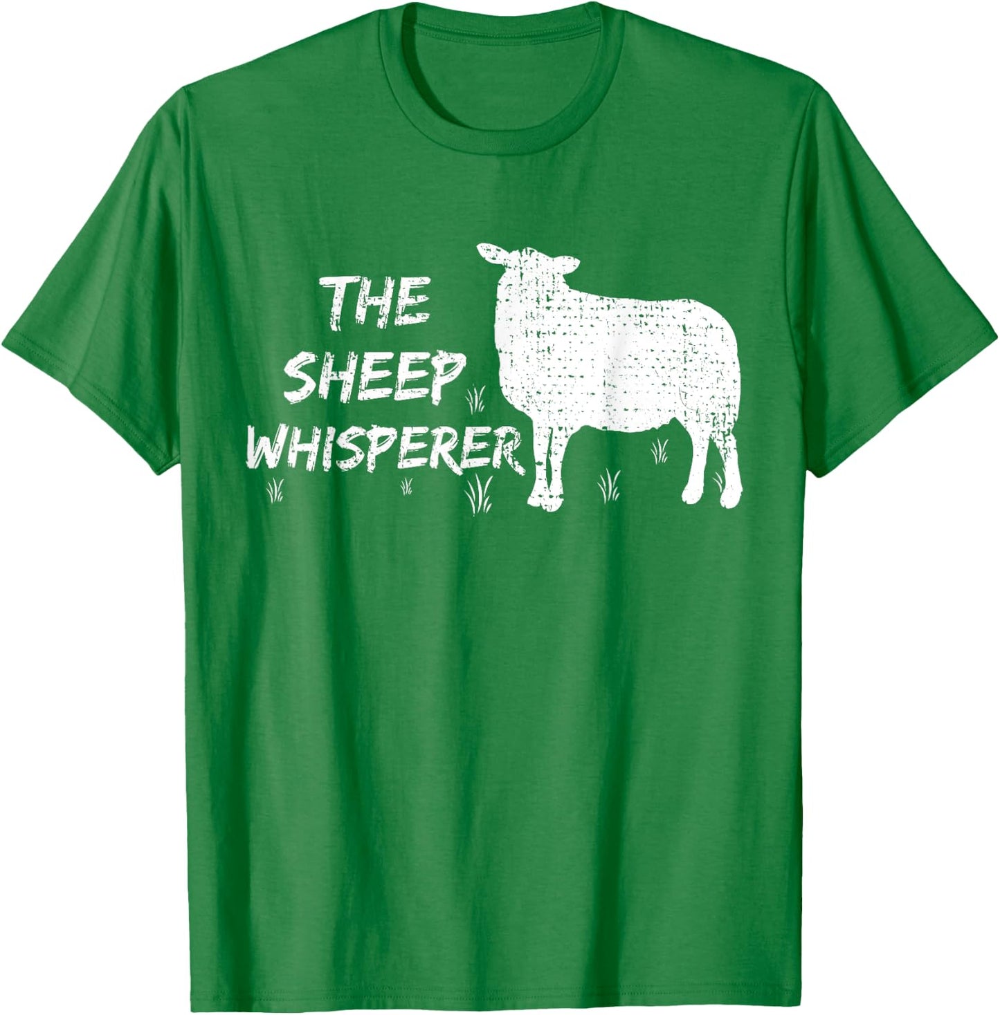The Sheep Whisperer Farmer Gift Animal Vintage T-Shirt - T-Shirt | Irish Green