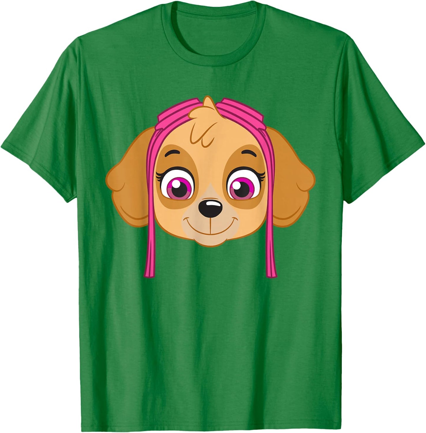 Paw Patrol Big Skye Head T-Shirt - T-Shirt | Irish Green