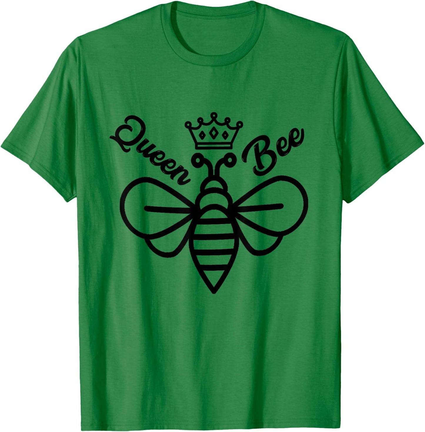 Beekeeping Crown Queen Bee T-Shirt - T-Shirt | Irish Green