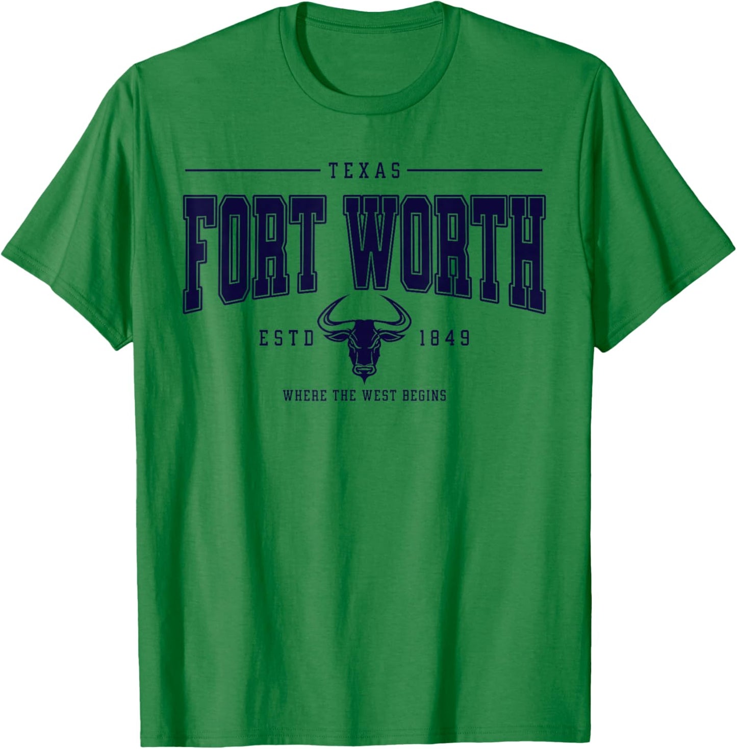 Fort Worth Stockyards Lovers T-Shirt - T-Shirt | Irish Green