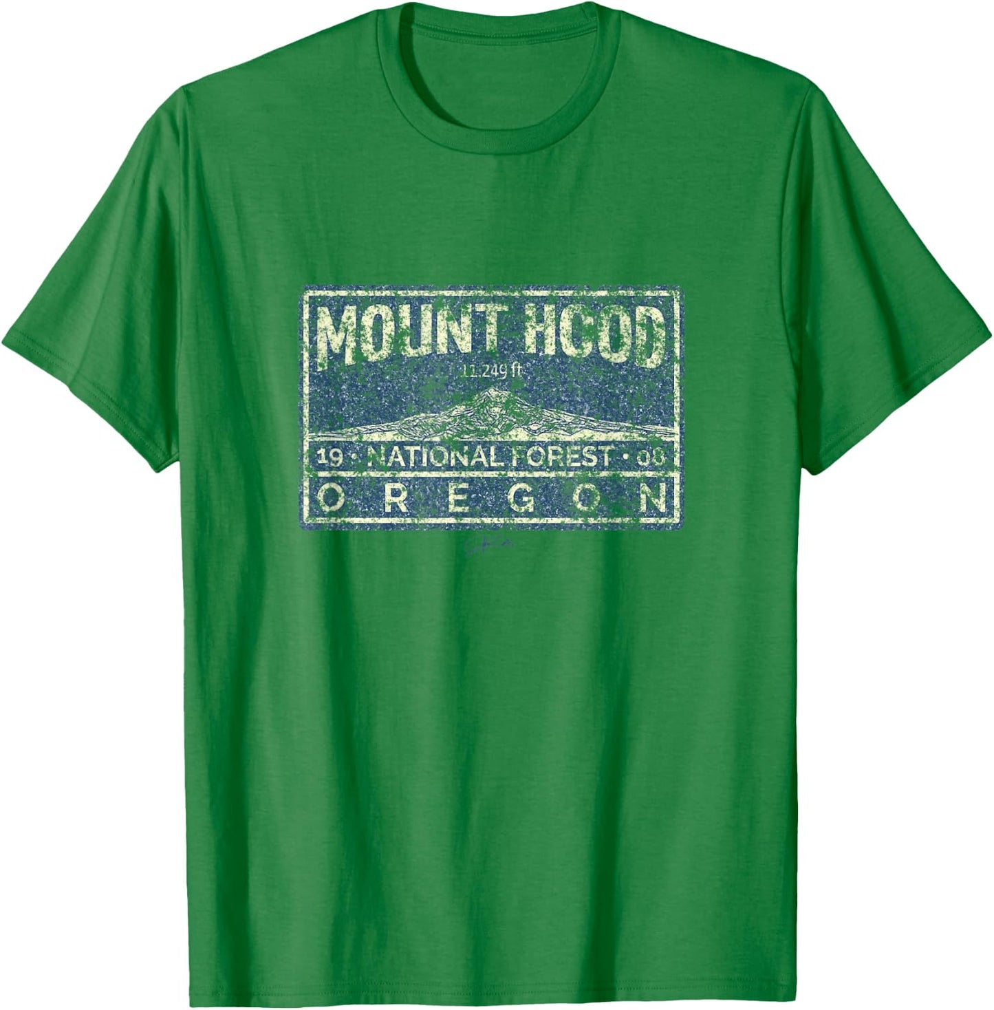 JCombs: Mount Hood National Forest, OR T-Shirt - T-Shirt | Irish Green