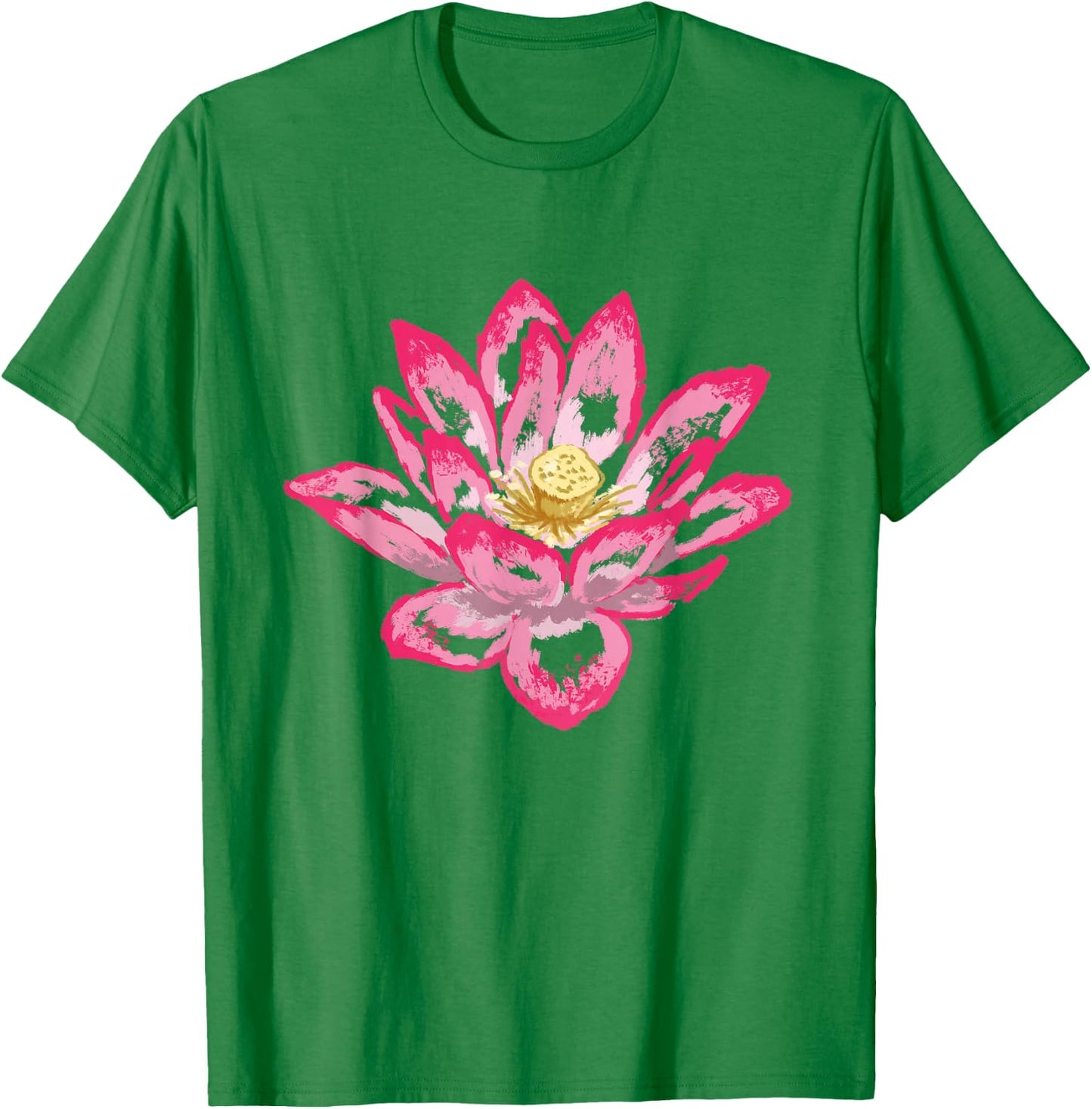 Lotus Flower T Shirt T-Shirt - T-Shirt | Irish Green