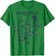 Marvel Black Panther Kingdom of Wakanda Map Graphic T-Shirt - T-Shirt | Irish Green