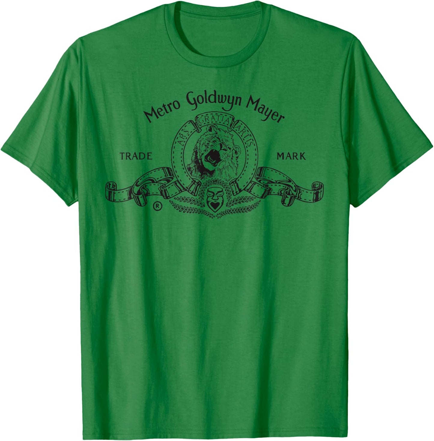 MGM Classic Lion Outlined Logo T-Shirt - T-Shirt | Irish Green