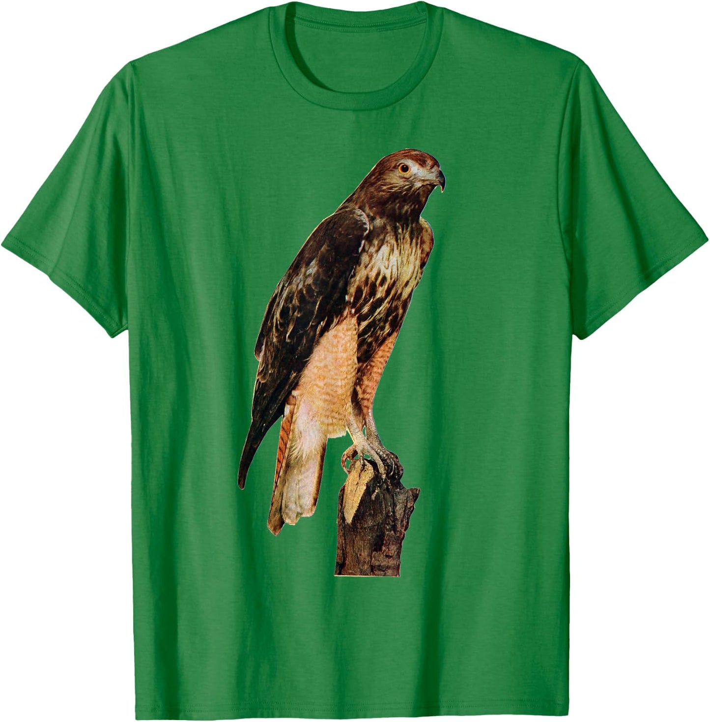 Red Tailed Hawk Best Red-Tailed Hawk Birder Gift T-Shirt - T-Shirt | Irish Green