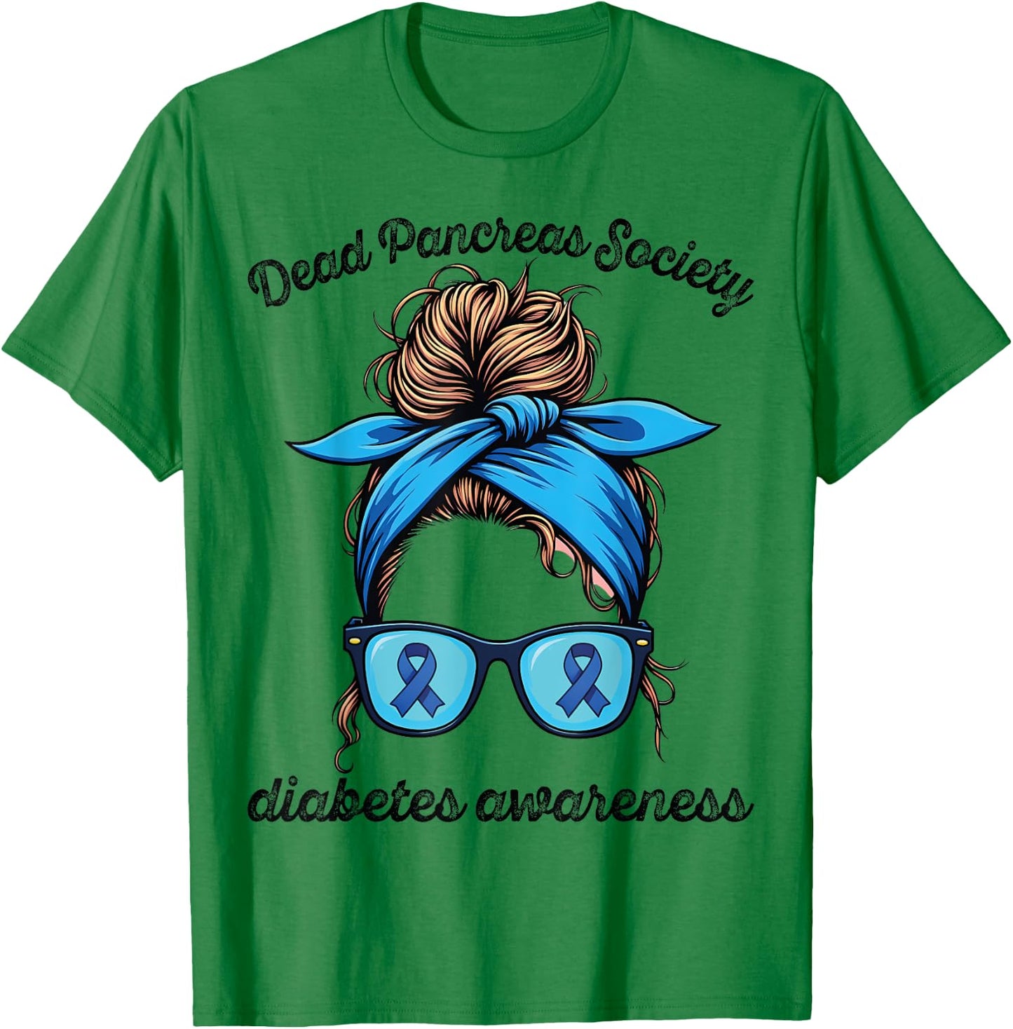 Dead Pancreas Society Diabetes Awareness Day Type 1 Diabetes T-Shirt - T-Shirt | Irish Green