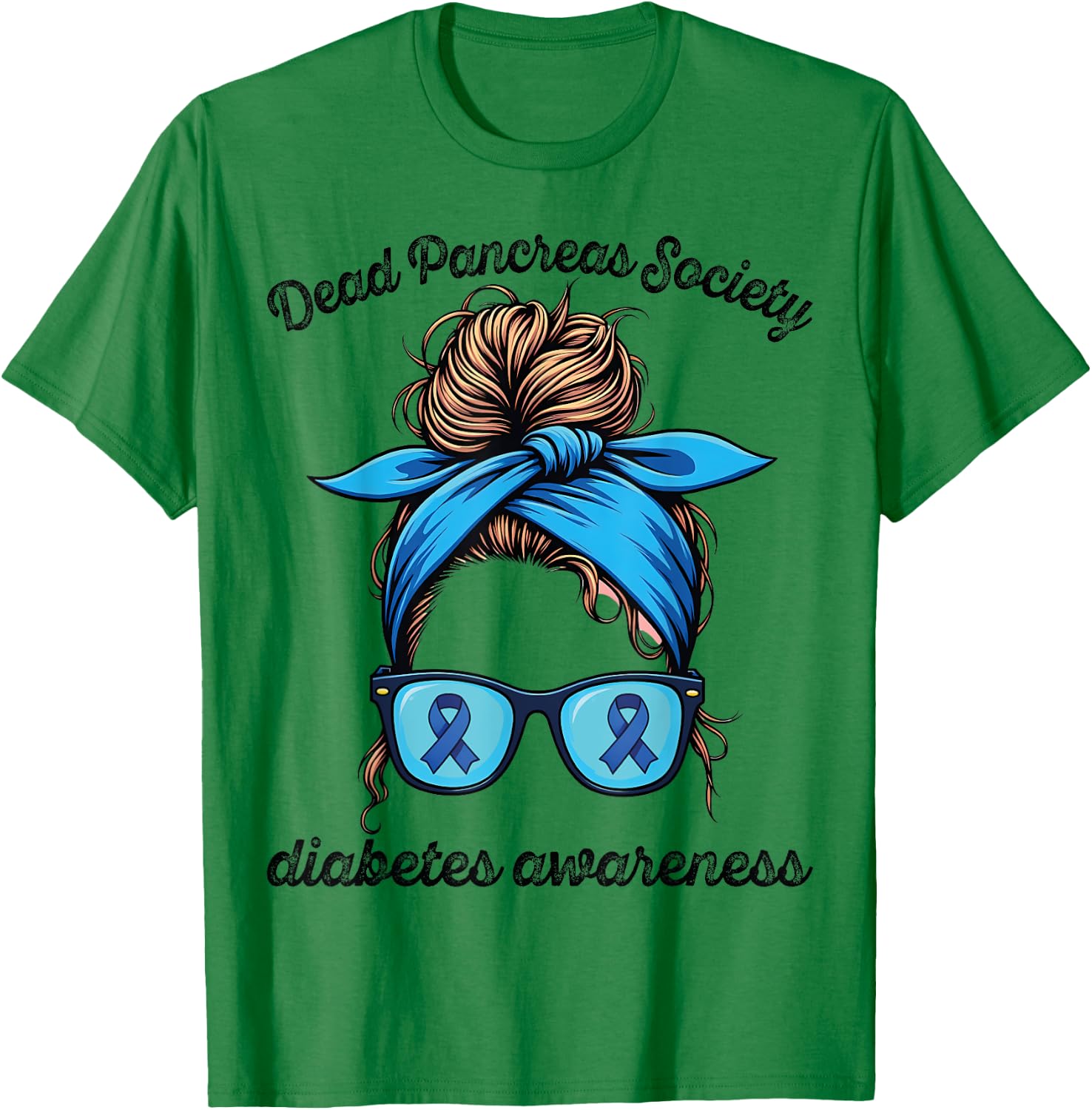 Dead Pancreas Society Diabetes Awareness Day Type 1 Diabetes T-Shirt - T-Shirt | Irish Green