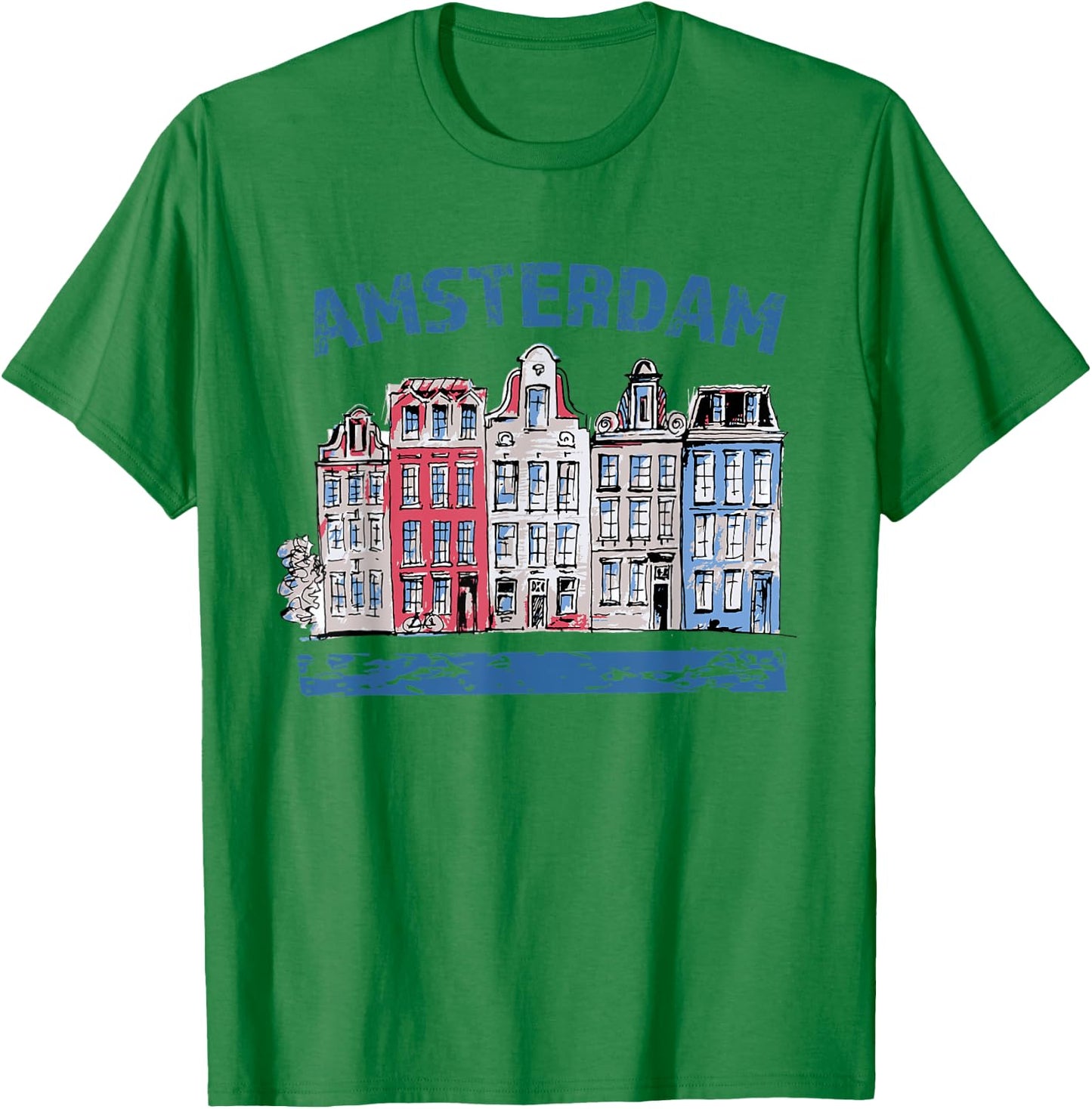 Amsterdam Netherlands Holland - Great Travel / Tourist Gift T-Shirt - T-Shirt | Irish Green