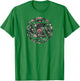 Marvel Black Widow Logo Floral Pattern Icon T-Shirt - T-Shirt | Irish Green