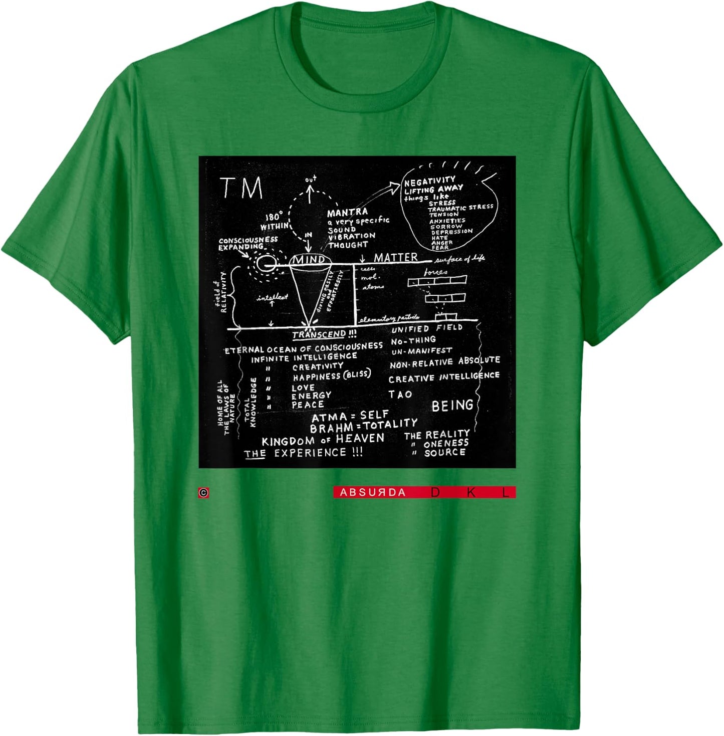 Studio: David Lynch TM Unified Field T-Shirt - T-Shirt | Irish Green