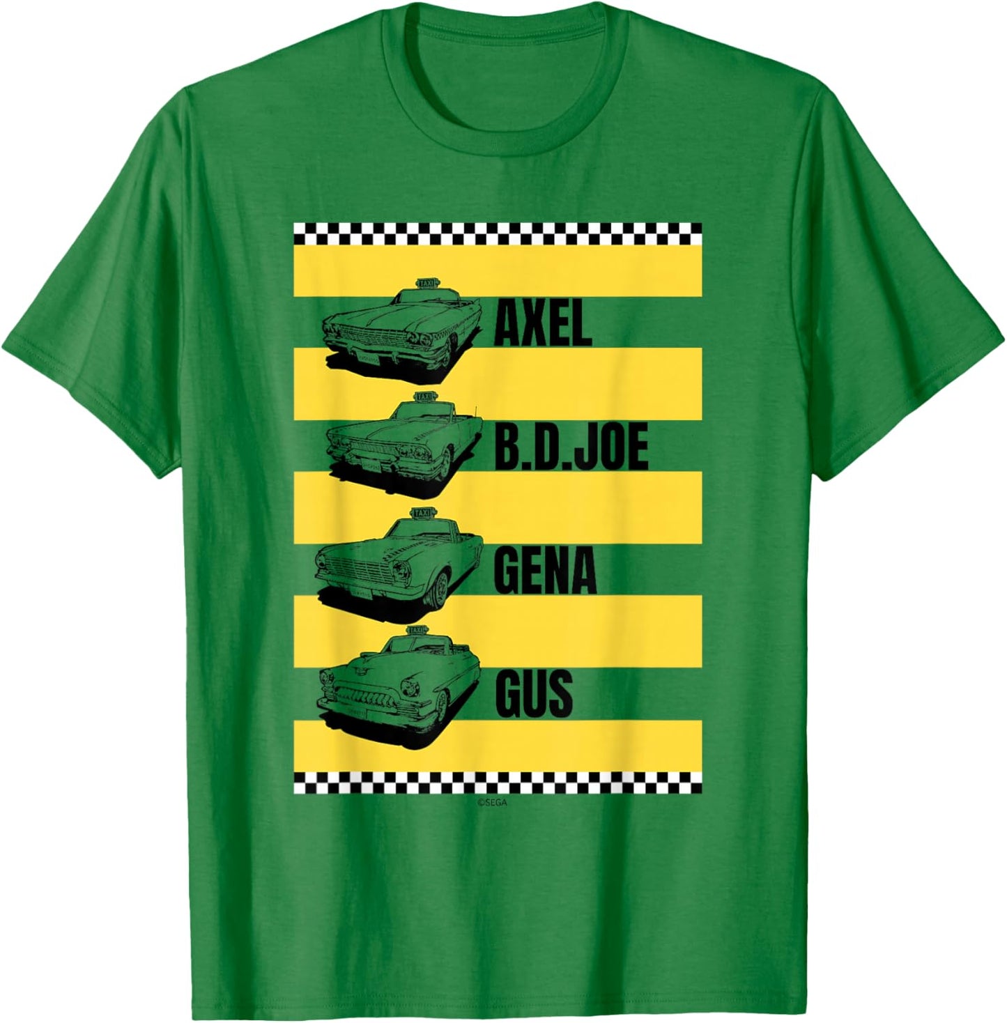 Crazy Taxi Fast Lane Crew T-Shirt - T-Shirt | Irish Green
