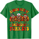 ER Nurse Thanksgiving Turkeys Emergency Department Fall T-Shirt - T-Shirt | Irish Green