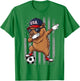 Capybara Dabbing Funny Soccer Boys Girls Kids Men & Women T-Shirt - T-Shirt | Irish Green