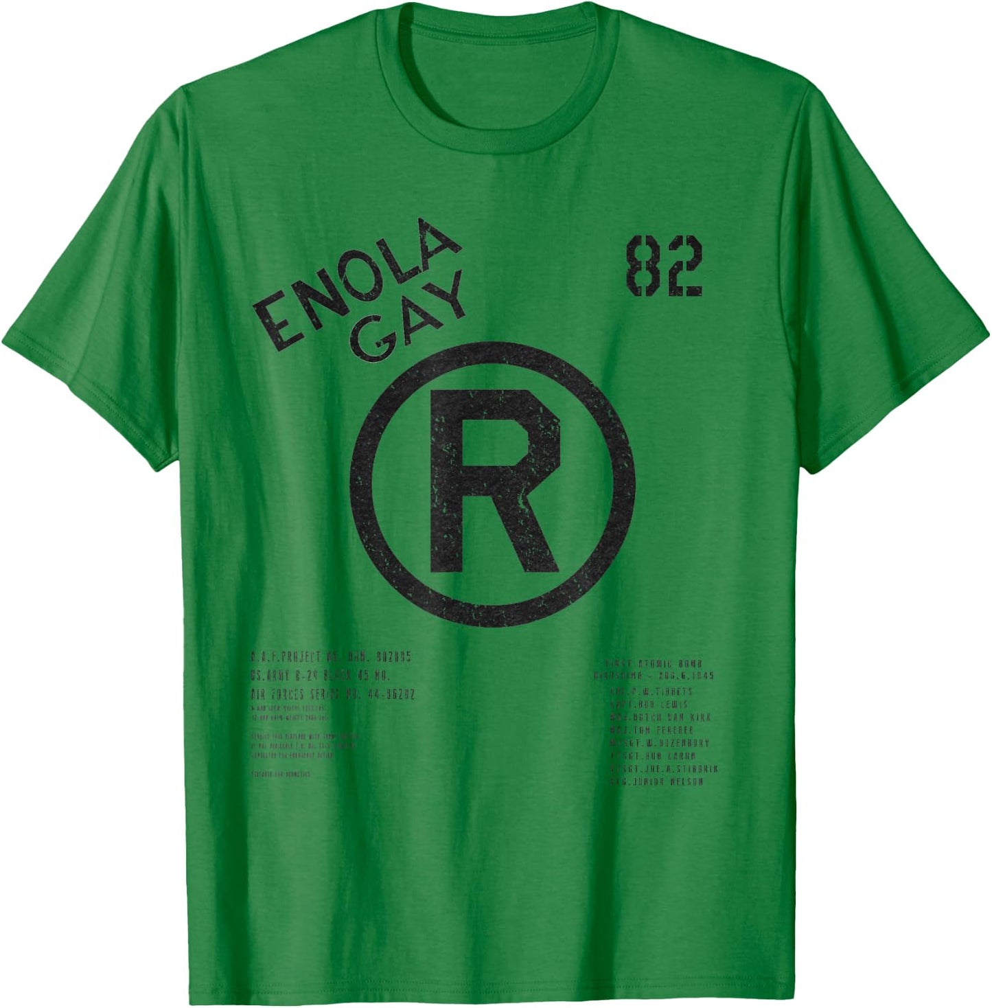 Enola Gay B-29 Superfortress WWII Aviation History T-Shirt - T-Shirt | Irish Green