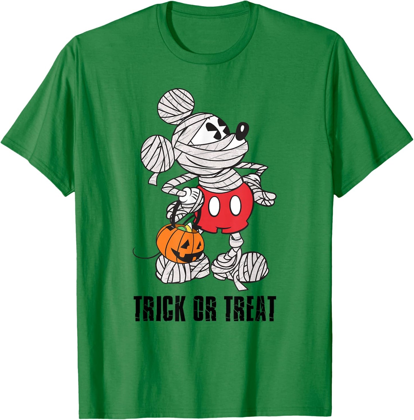 Disney - Mickey Mouse Mummy Halloween T-Shirt - T-Shirt | Irish Green