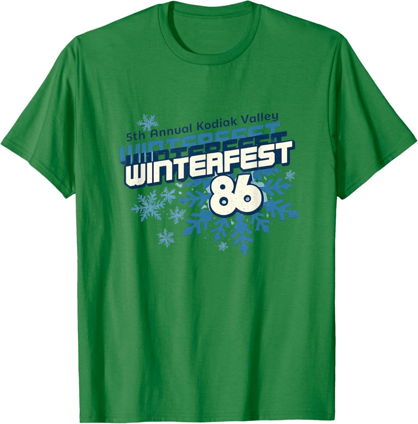 Winterfest 86 Winter Festival 80s Winter Ski Party 1980s T-Shirt - T-Shirt | Irish Green
