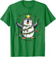 Oh Christmas Tree Xmas Lights Cute Penguin Women Girls T-Shirt - T-Shirt | Irish Green