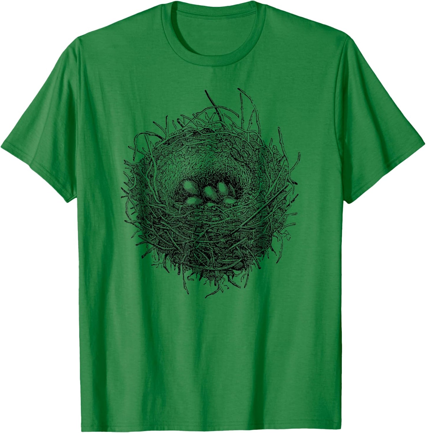 Mintage Birds Nest Fine Jersey T-Shirt - T-Shirt | Irish Green