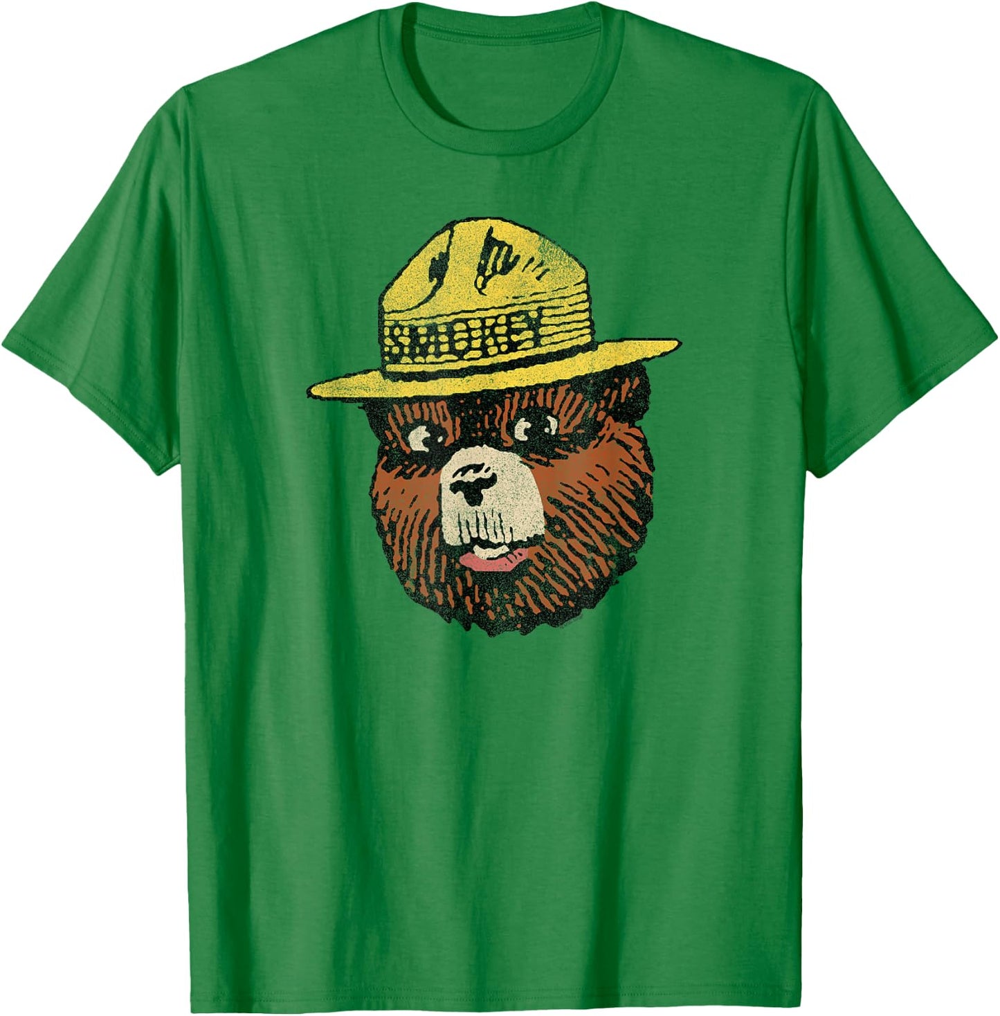 Smokey Bear Vintage Smokey Head T-Shirt - T-Shirt | Irish Green