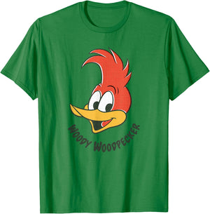 Woody Woodpecker Classic Smile T-Shirt - T-Shirt | Irish Green