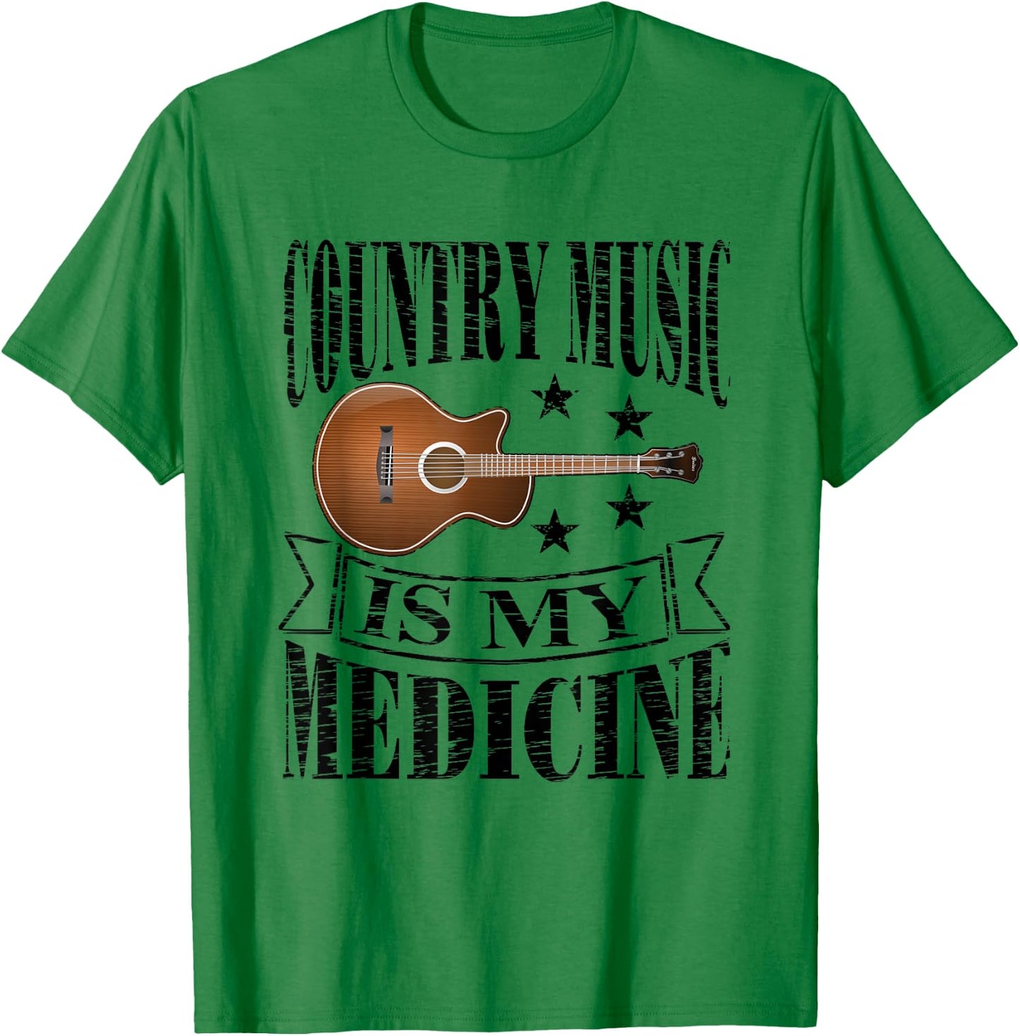 Country Music Is My Medicine T Shirt Gifts T-Shirt - T-Shirt | Irish Green