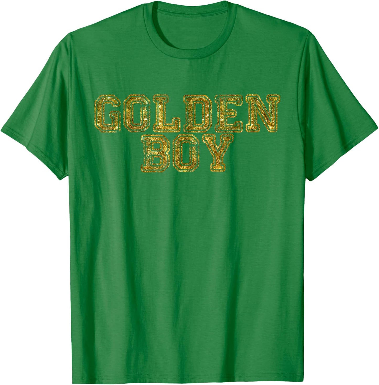 Golden Boy Lucky, Wear and You're Golden! Funny Cool Humor T-Shirt - T-Shirt | Irish Green