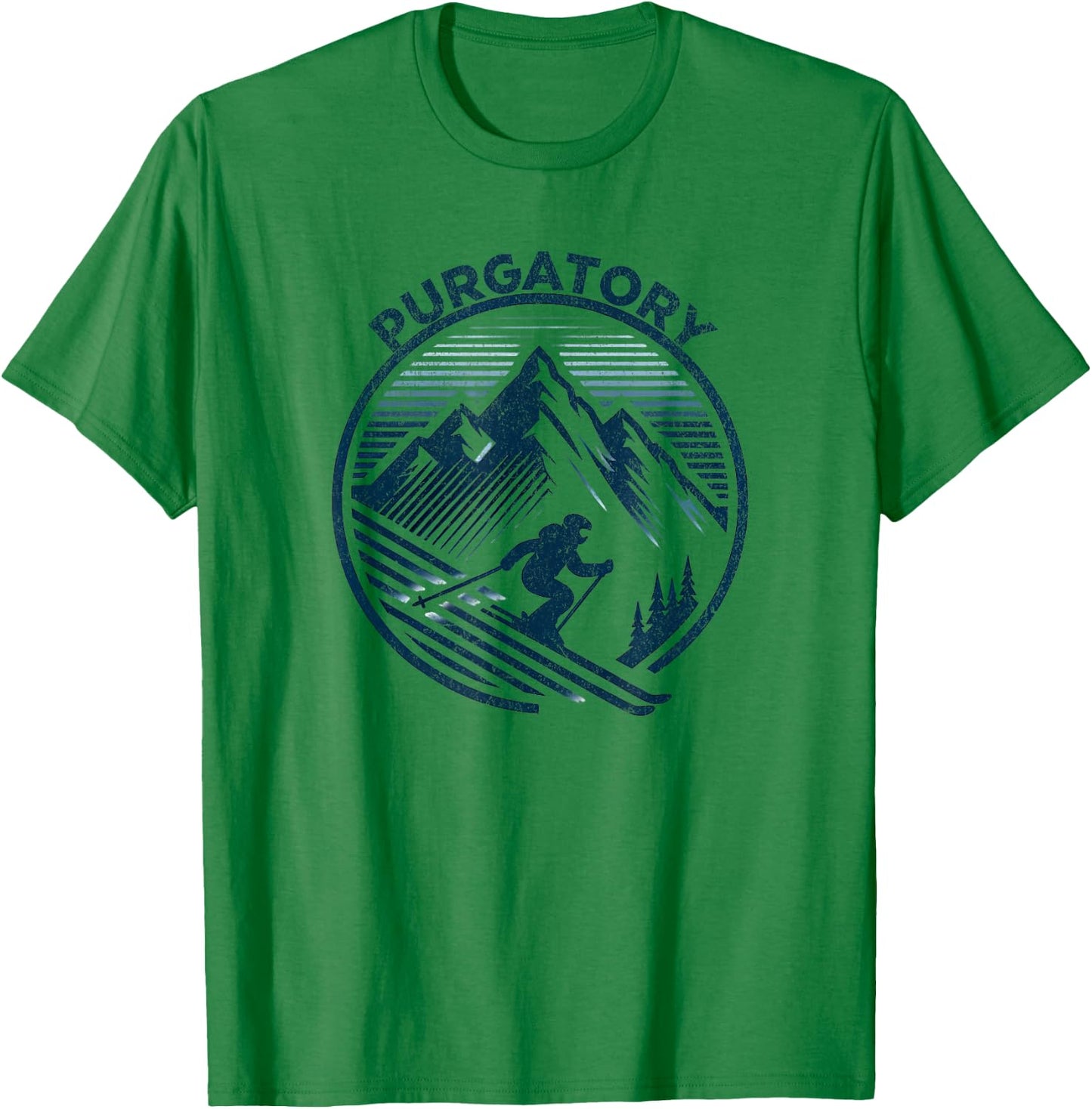 Purgatory Ski Resort Colorado Skiing T-Shirt - T-Shirt | Irish Green