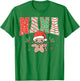 Gingerbread Nana Christmas Cookies Pajama Family Matching T-Shirt - T-Shirt | Irish Green
